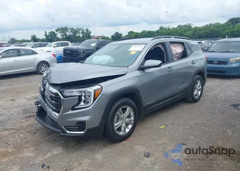 2024 GMC Terrain Fwd Sle from USA, damaged, VIN 3GKALMEGXRL323579